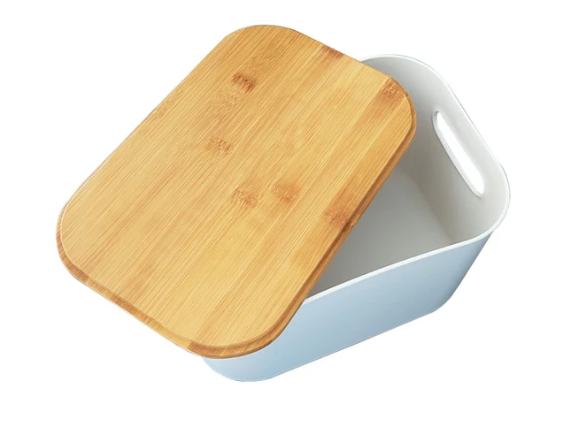 Cajas con Tapa de Bambú